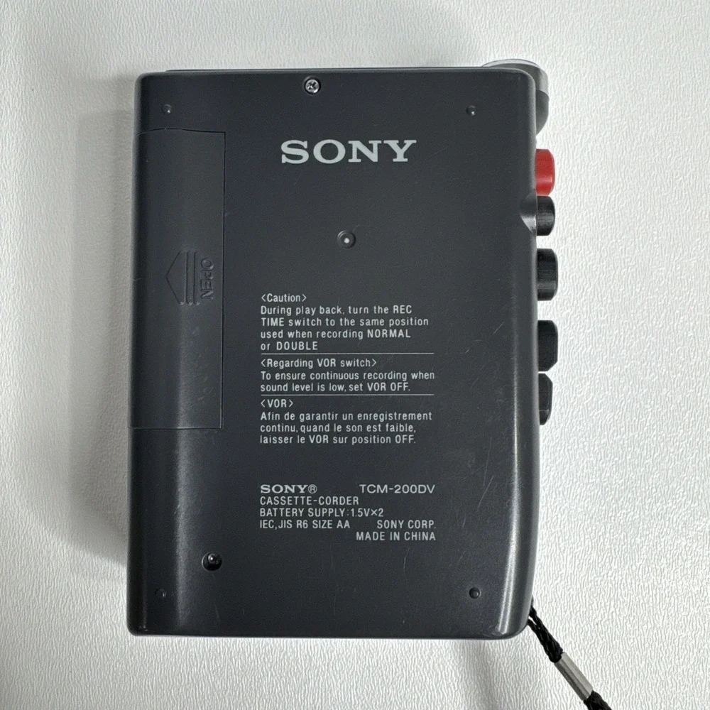 SONY TCM-200DV Handheld Cassette Voice Recorder VOR‎ Speed Control PARTS/REPAIR